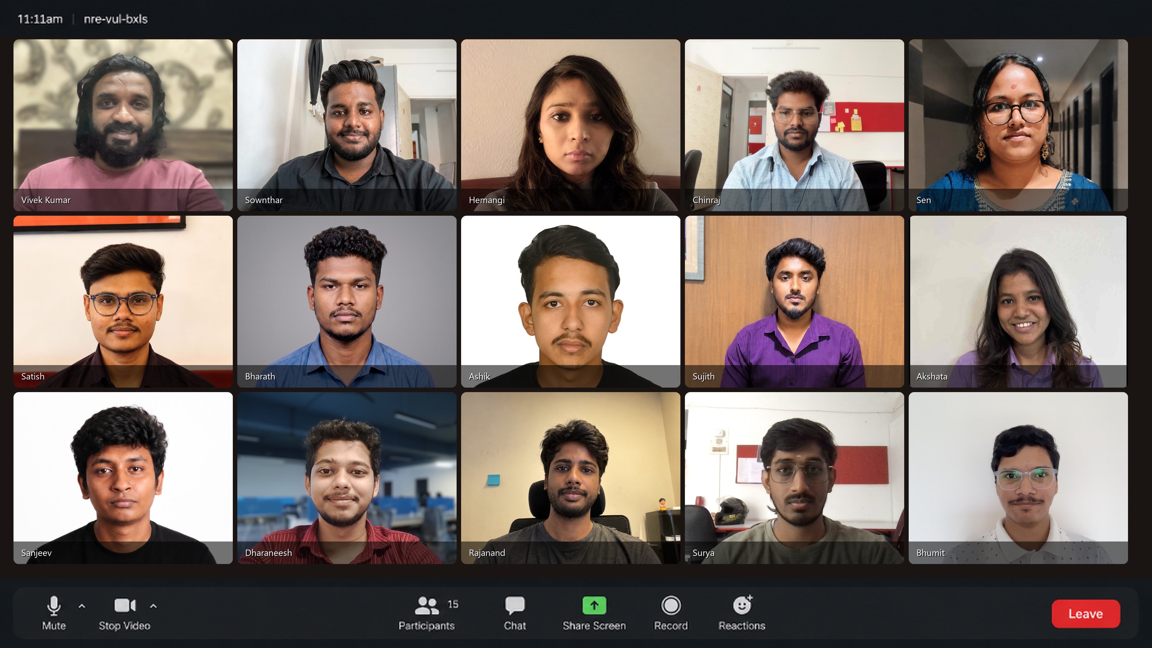 The SuperLabs team together on a company-wide call.